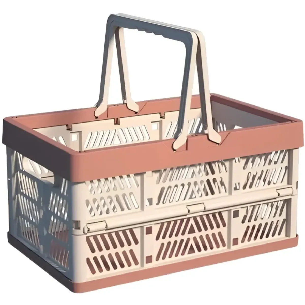 OKAY - Cestas Plegable Xl Canasto Camping Almacenamiento Rosa