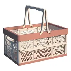 OKAY - Cestas Plegable Xl Canasto Camping Almacenamiento Rosa