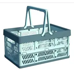 OKAY - Cestas Plegable Xl Canasto Camping Almacenamiento Azul