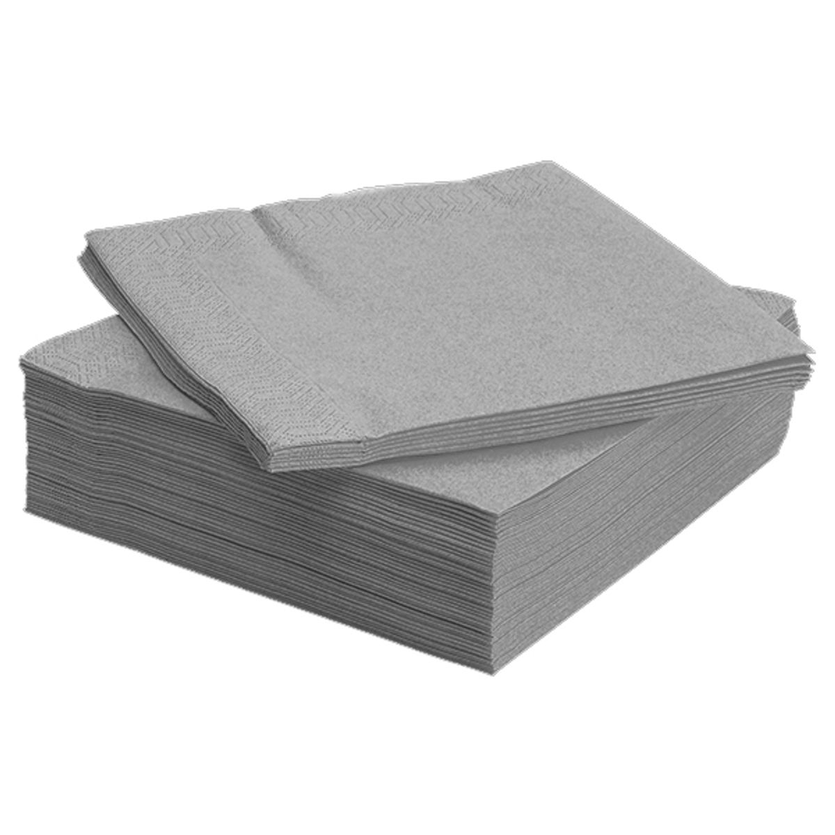 GENERICO - SERVILLETAS PLATEADAS 33X33 X20 UNI