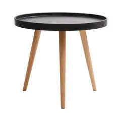 OKAY - Mesa Redonda De Madera Estilo Moderno 40cm