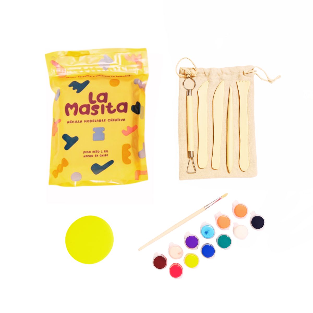 GENERICO - Kit de ceramica Inicia La Masita Arcilla Modelable