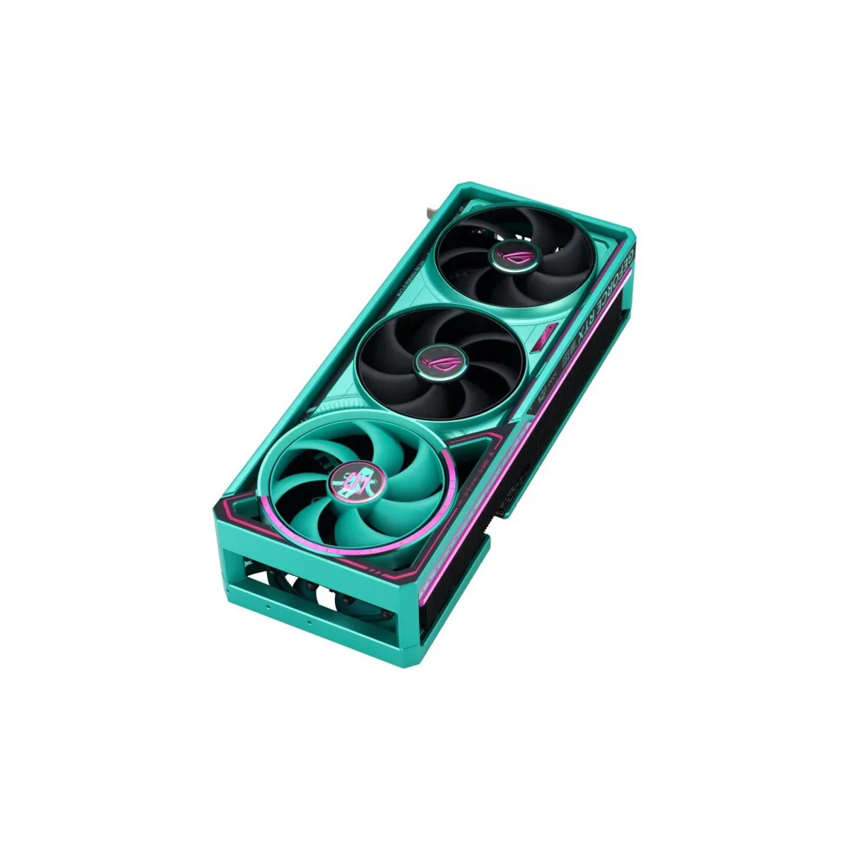 ASUS - Tarjeta de Video ASUS ROG Astral GeForce RTX 5080 OC HATSUNE MIKU, 16GB GDDR7, 256-bit, PCI-e 5.0