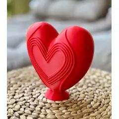GENERICO - Caja de corazón de pie para dulces - San Valentín