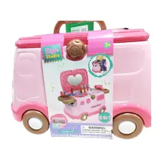 GENERICO - Auto tocador de maquillaje 3 en 1 niña