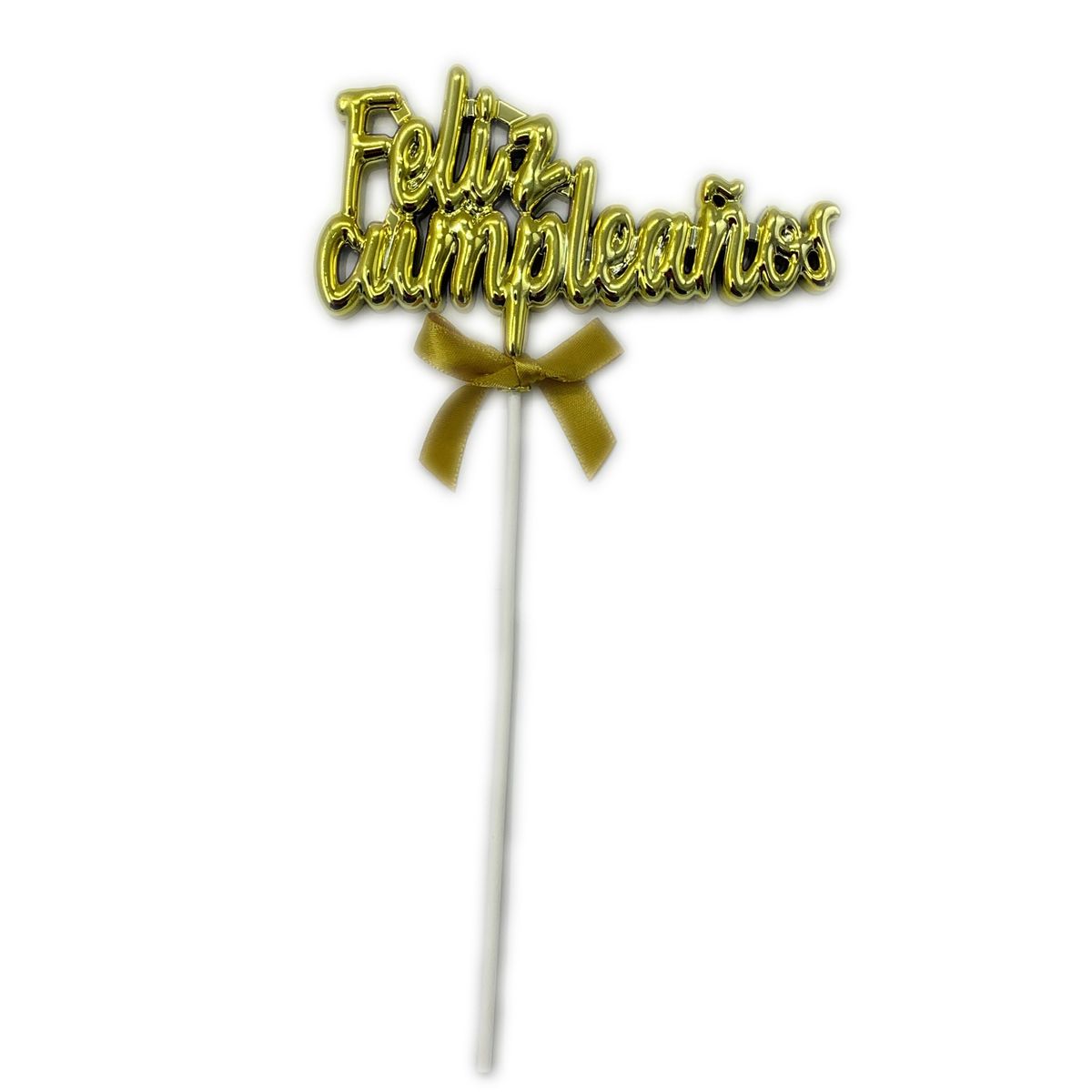 GENERICO - DECO TORTA FC 3D DORADO X1 UNI