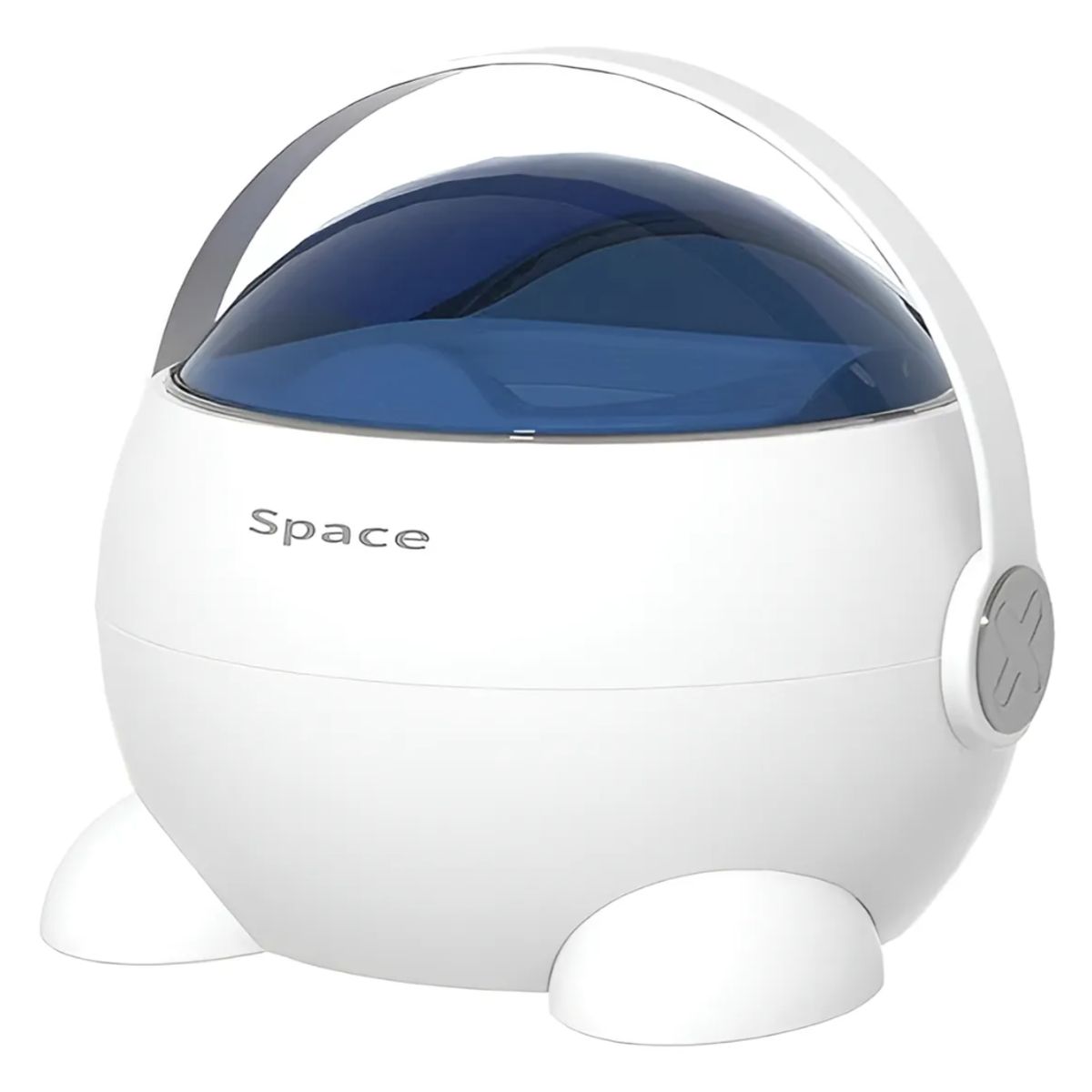 OKAY - Asiento Inodoro Para Bebe Diseño Espacial Portátil Blanco