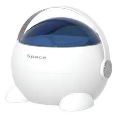 OKAY - Asiento Inodoro Para Bebe Diseño Espacial Portátil Blanco