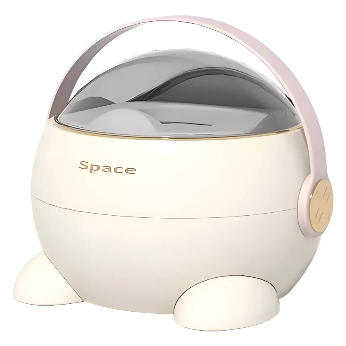 OKAY - Asiento Inodoro Para Bebe Diseño Espacial Portátil Beige