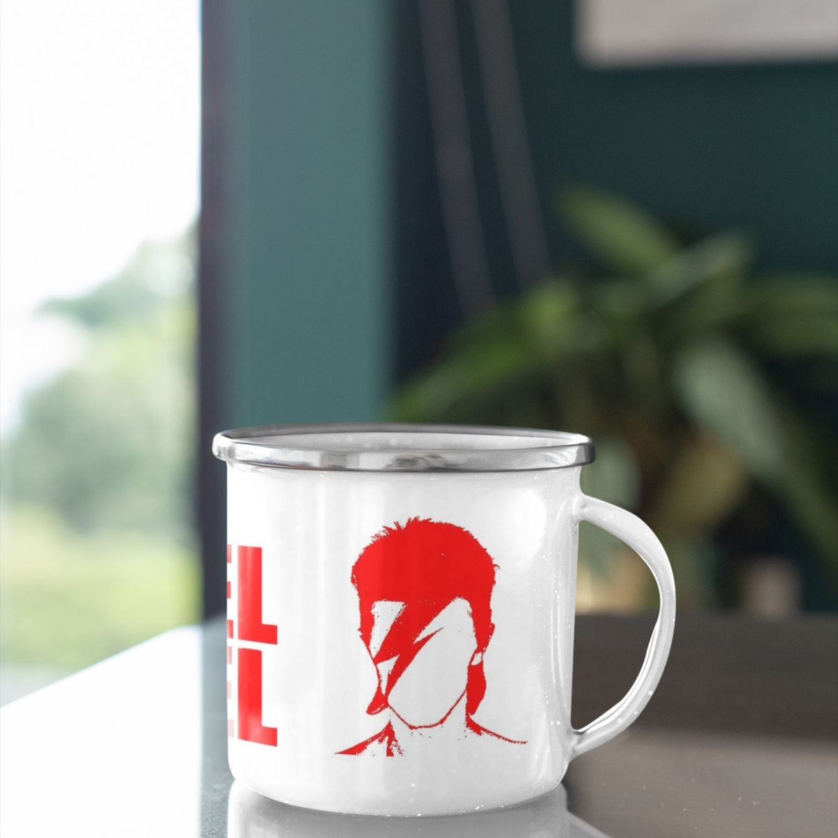 GENERICO - Taza Enlozada Rebel Rebel - Espíritu de Bowie