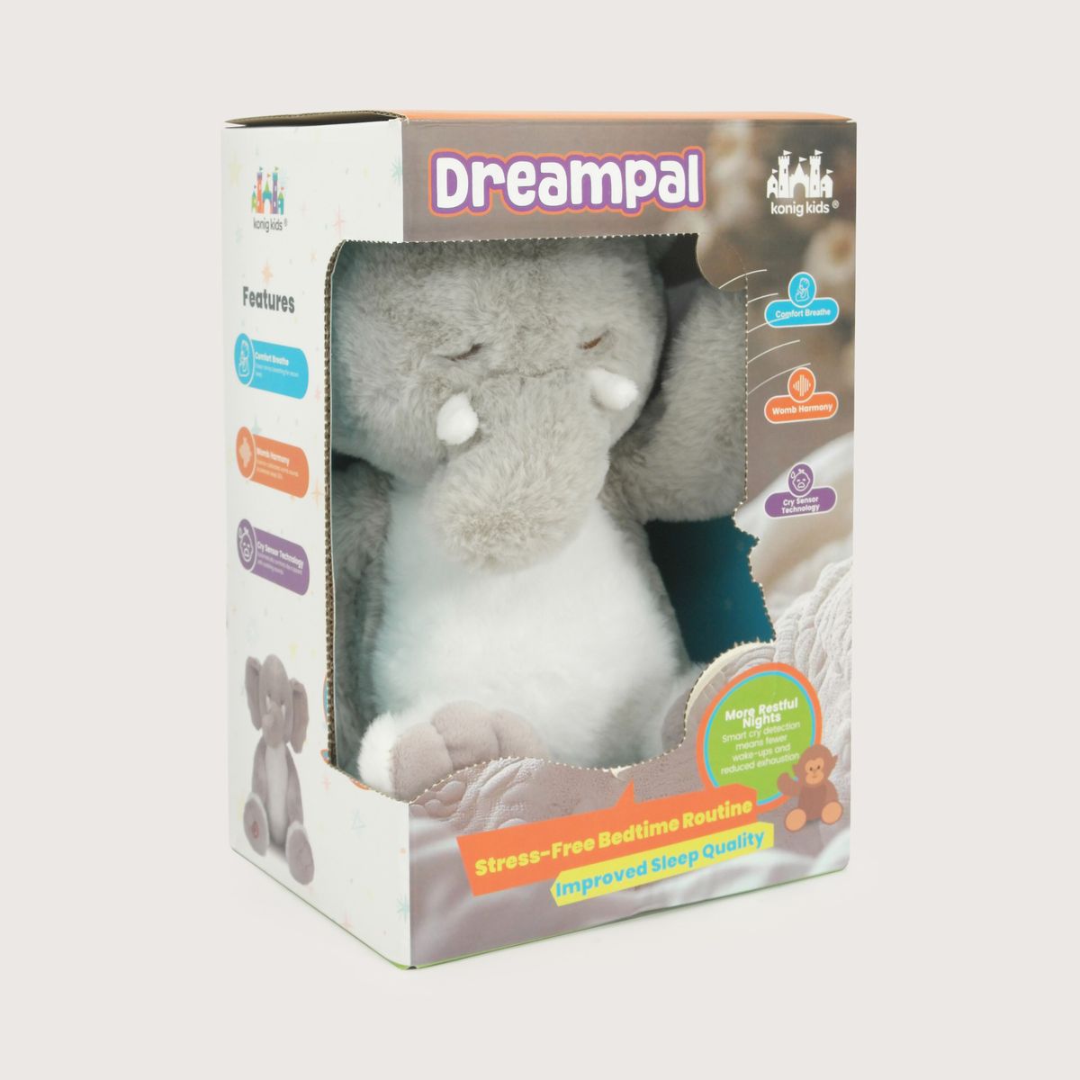 OPALINE - Peluche Elefante Con Sonido