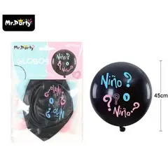 GENERICO - Globos de látex niño o niña 45cm