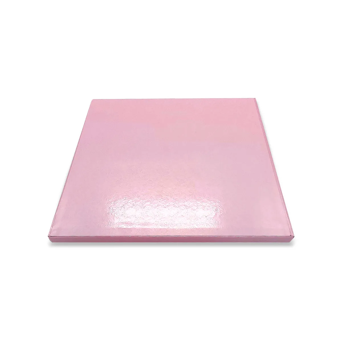 GENERICO - BASE TORTA CUADRADO 30 CM ROSADO X1 UNI