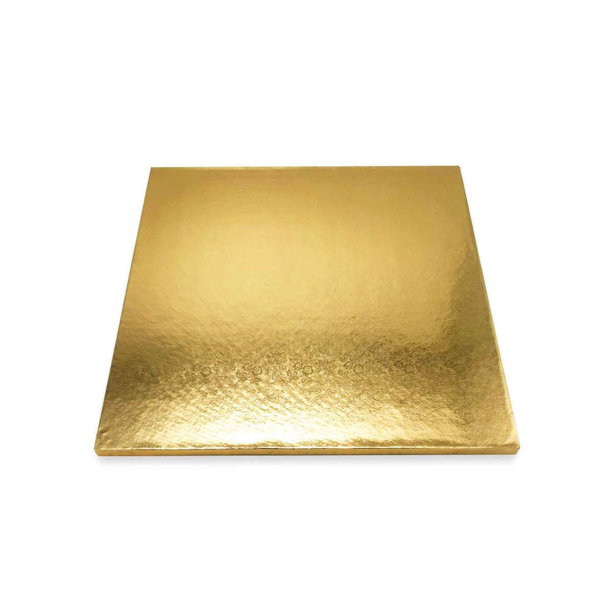 GENERICO - BASE TORTA CUADRADO 35 CM DORADO X1 UNI