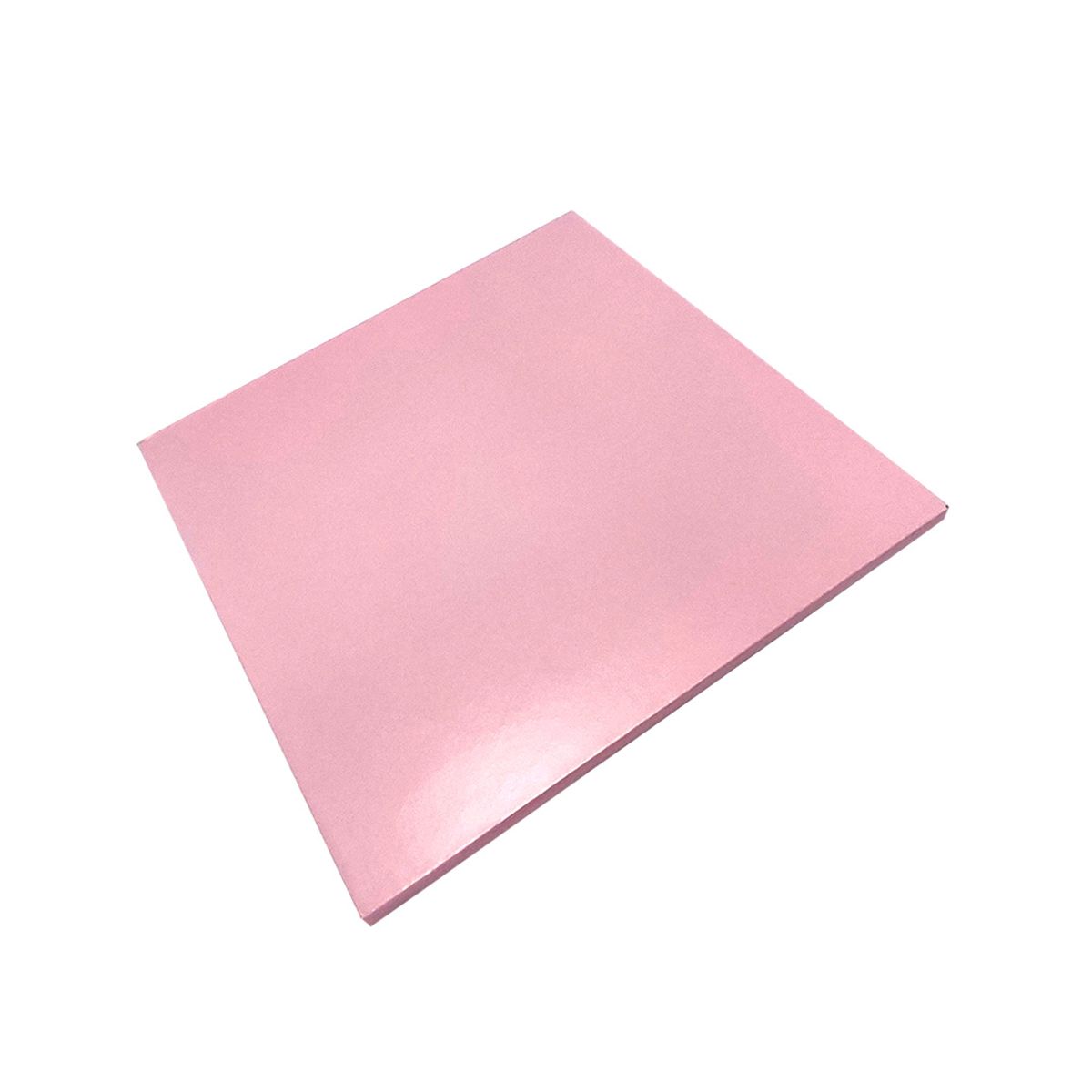 GENERICO - BASE TORTA CUADRADO 35 CM ROSADO X1 UNI