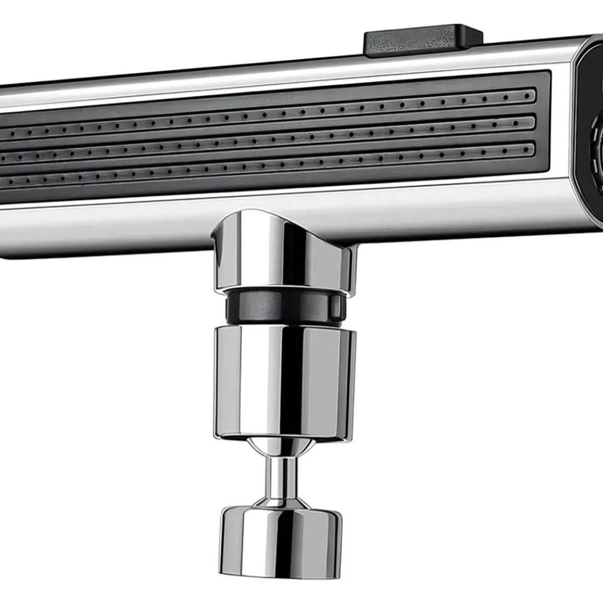 OKAY - Extensor Grifo Cocina En Cascada Cabezal De Fregadero 360° Acabado Brillante Color Plateado