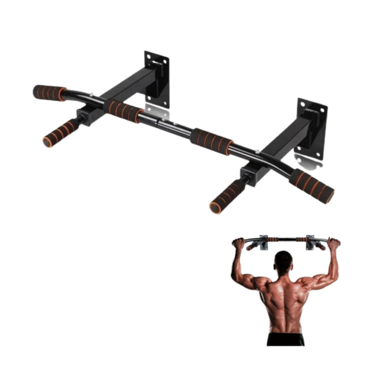 GENERICO - Barra De Flexiones Para Muro Barra Multifuncional Ejercicios