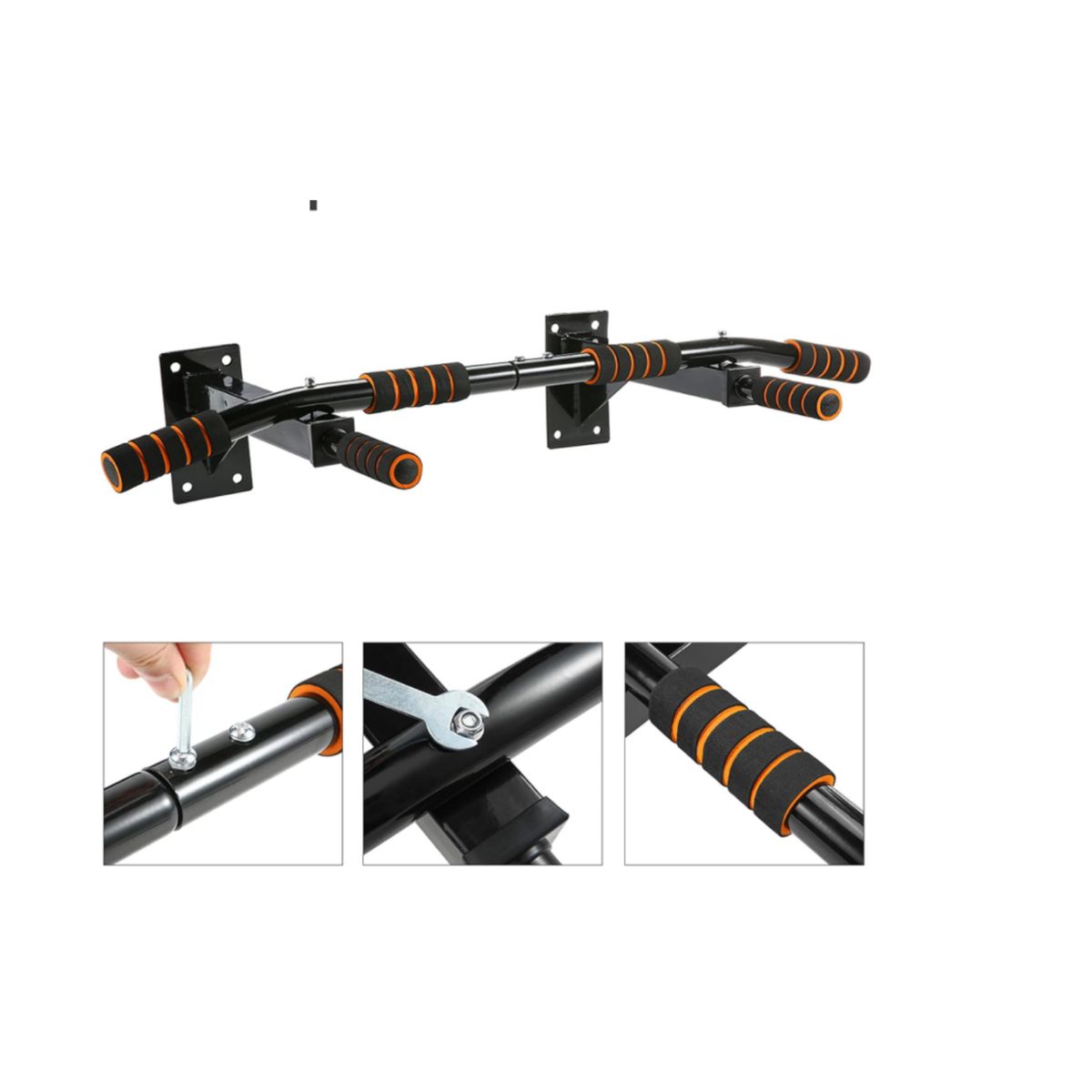 GENERICO - Barra De Flexiones Para Muro Barra Multifuncional Ejercicios