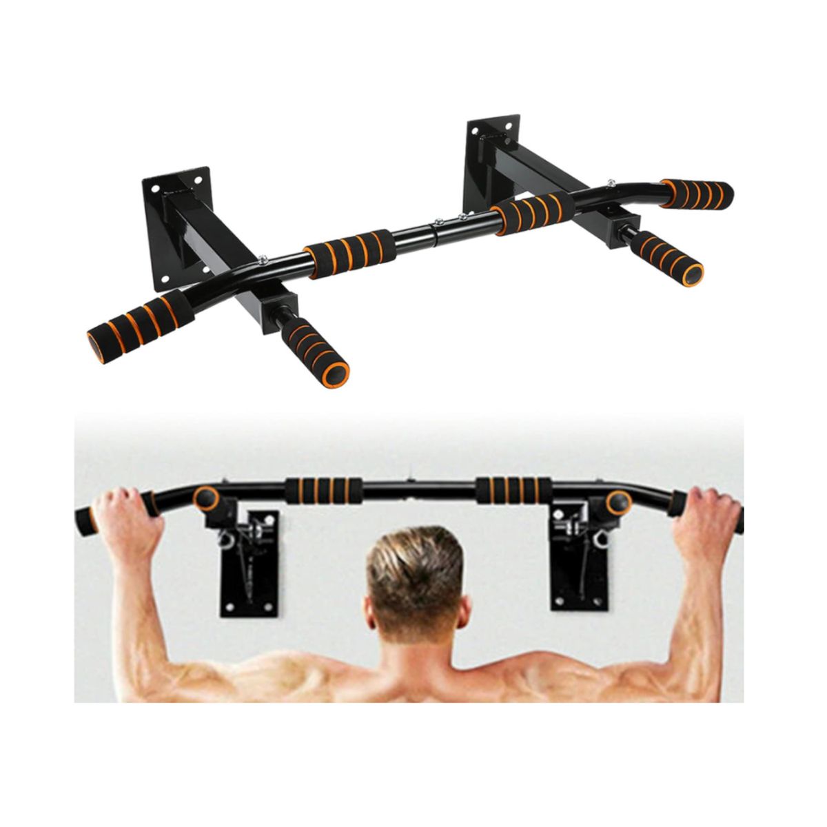 GENERICO - Barra De Flexiones Para Muro Barra Multifuncional Ejercicios