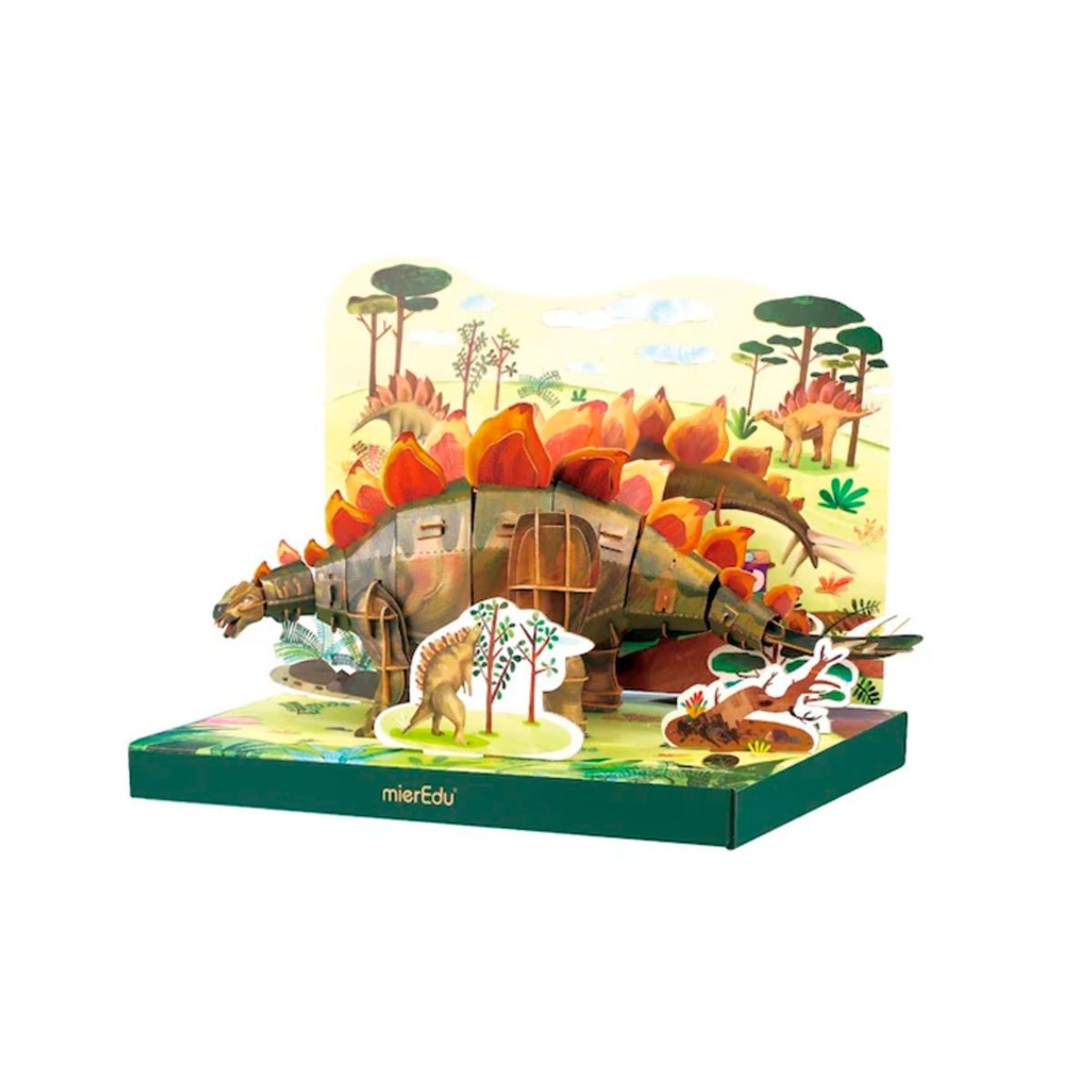 MIEREDU - Puzzle ajustable 3D Stegosaurus