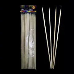 GENERICO - BROCHETAS ANCHAS 30CM X50 UNI