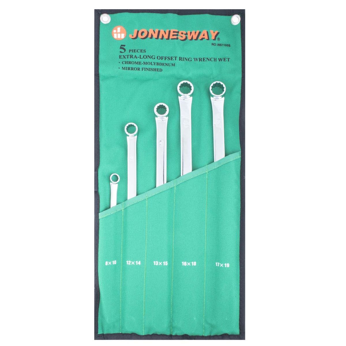 JONNESWAY - SET de LLAVES CORONA CORONA 5 piezas W61105S