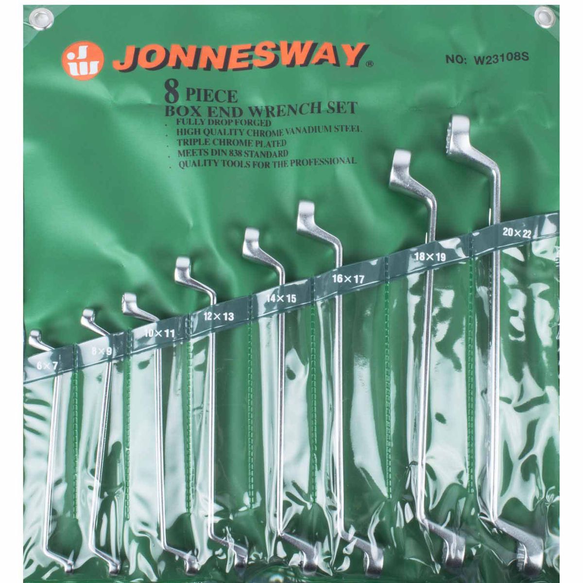 JONNESWAY - SET de LLAVES ACODADAS 8 piezas W23108S