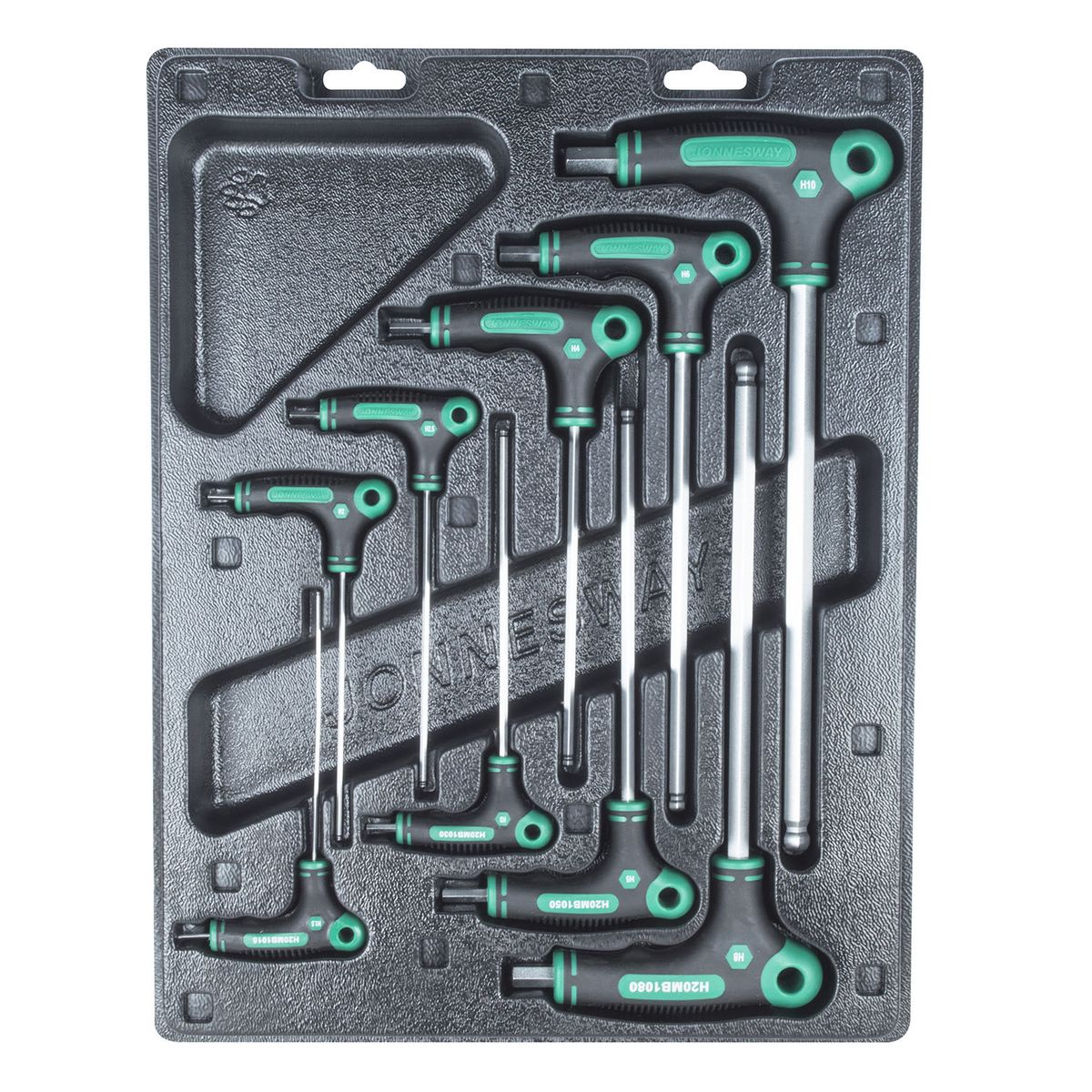 JONNESWAY - JUEGO de LLAVES HEXAGONPUNTA BOLA 9pc H20MB109S
