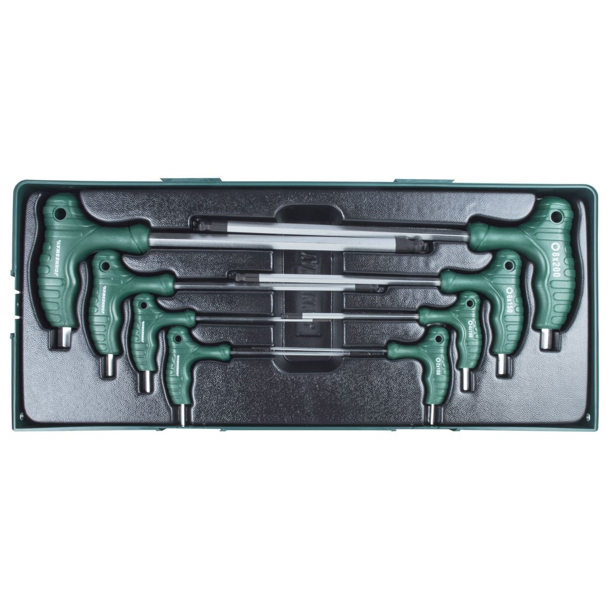 JONNESWAY - JUEGO de LLAVES HEXAGONAL TIPO T 8 pcs H10MB08SP