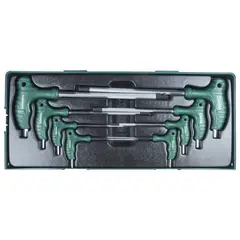 JONNESWAY - JUEGO de LLAVES HEXAGONAL TIPO T 8 pcs H10MB08SP