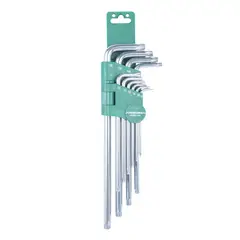 JONNESWAY - JUEGO de LLAVES TORX TAMPER PROOF 10 piezas H08S11