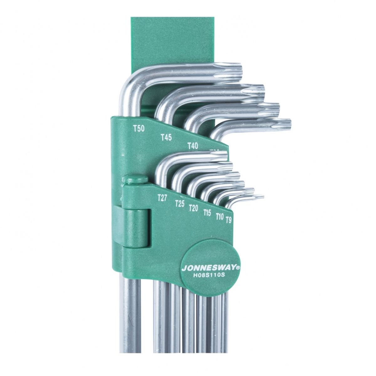 JONNESWAY - JUEGO de LLAVES TORX TAMPER PROOF 10 piezas H08S11