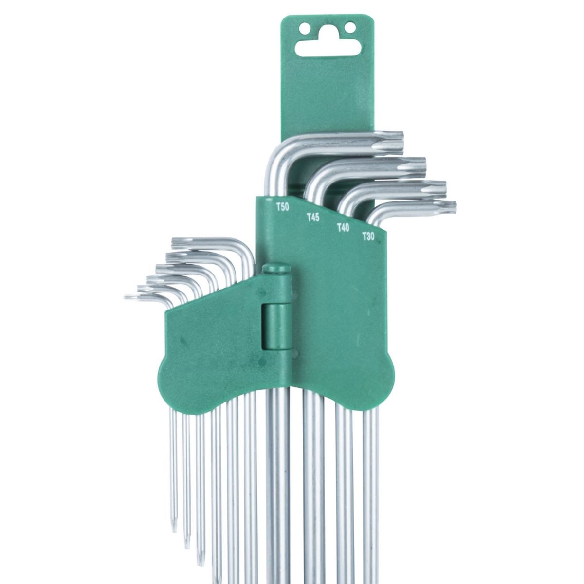 JONNESWAY - JUEGO de LLAVES TORX EXTRA LARGAS 10 piezas  H12S1
