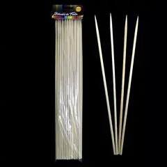 GENERICO - BROCHETAS ANCHAS 40CM X50 UNI