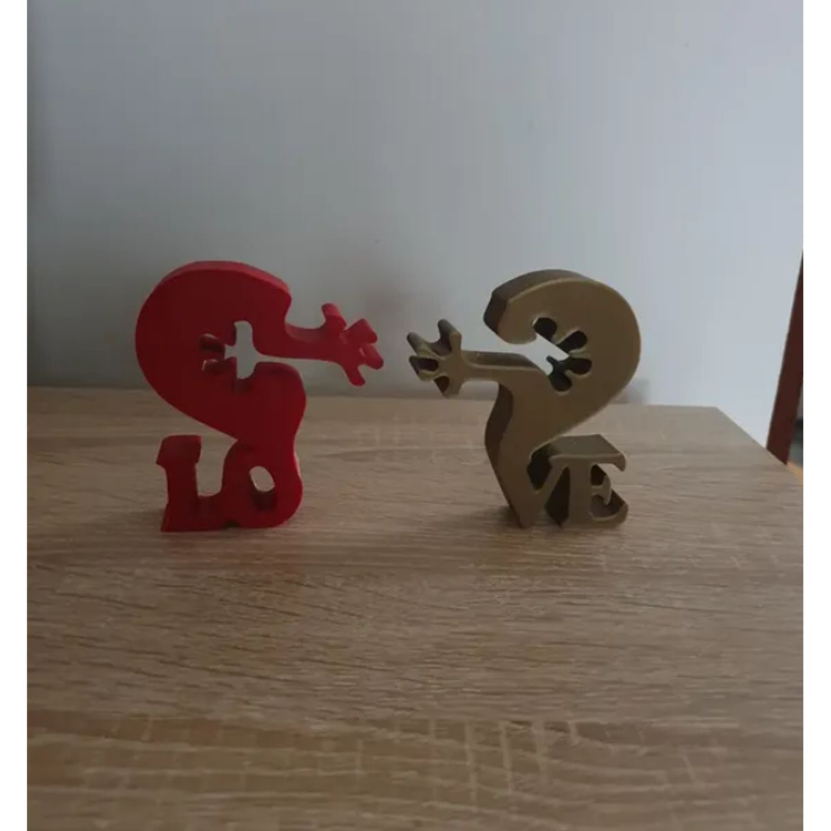 GENERICO - Figura decorativa - Corazones Enamorados Día de San Valentín
