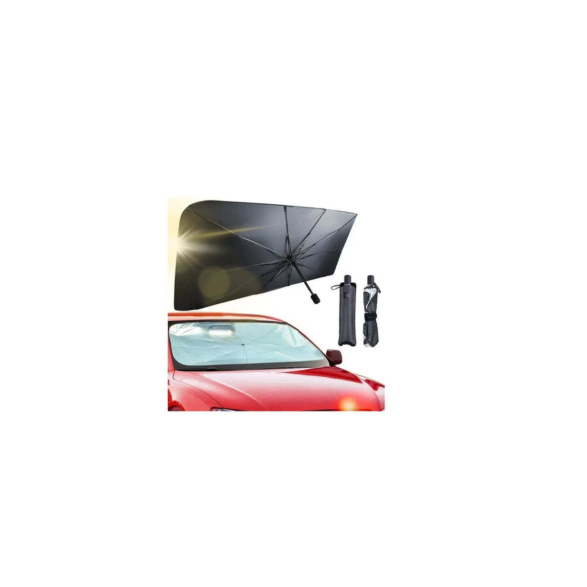 GENERICO - Tapasol Parabrisas Cubre Sol Para Coche Cortinas Parasol