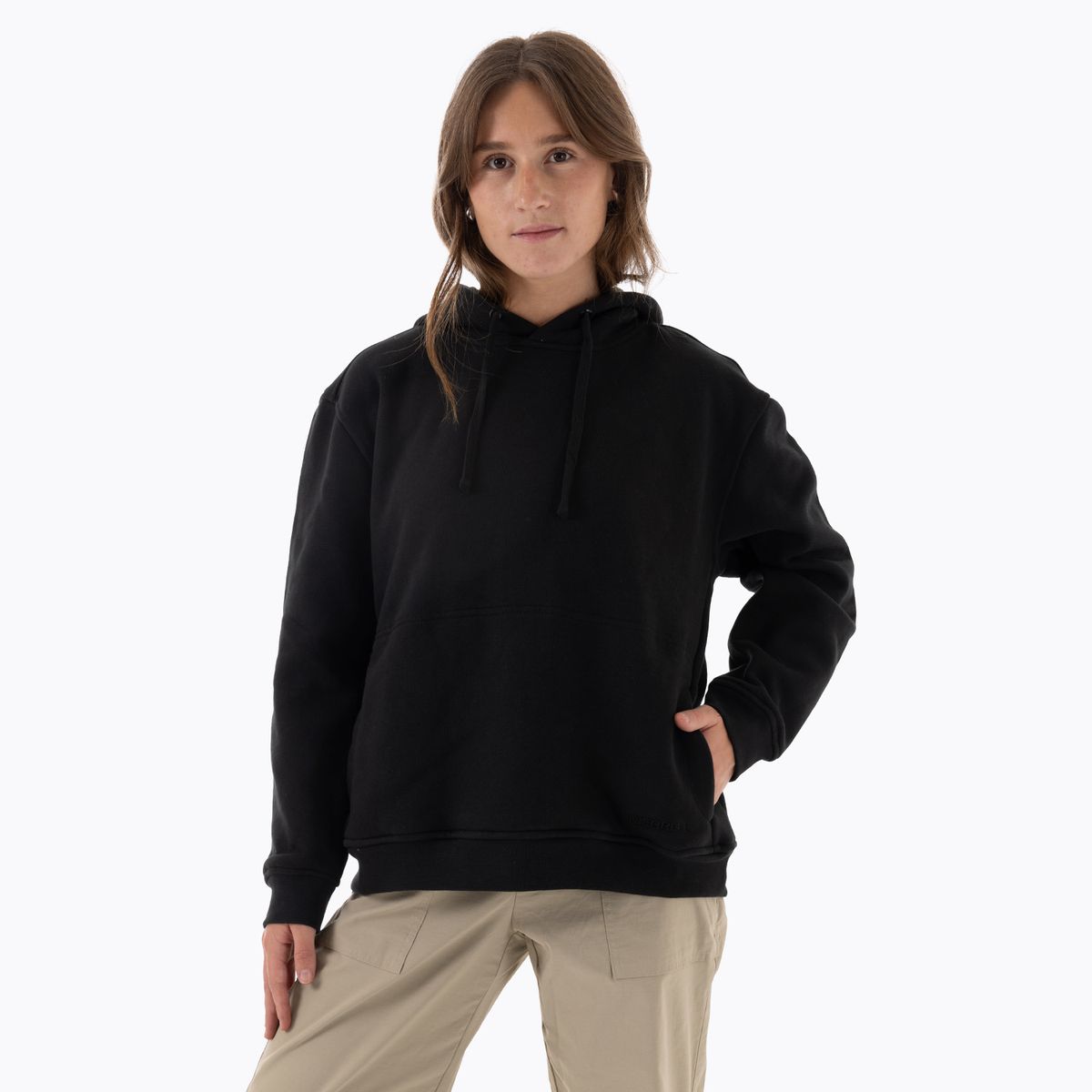 MERRELL - Poleron Mujer Relaxed Hoodie Negro MERRELL
