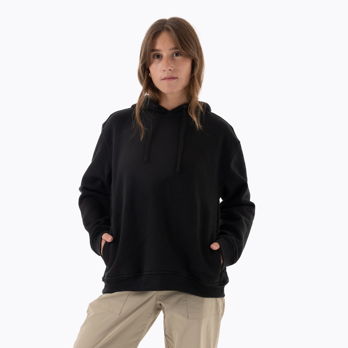 MERRELL - Poleron Mujer Relaxed Hoodie Negro MERRELL