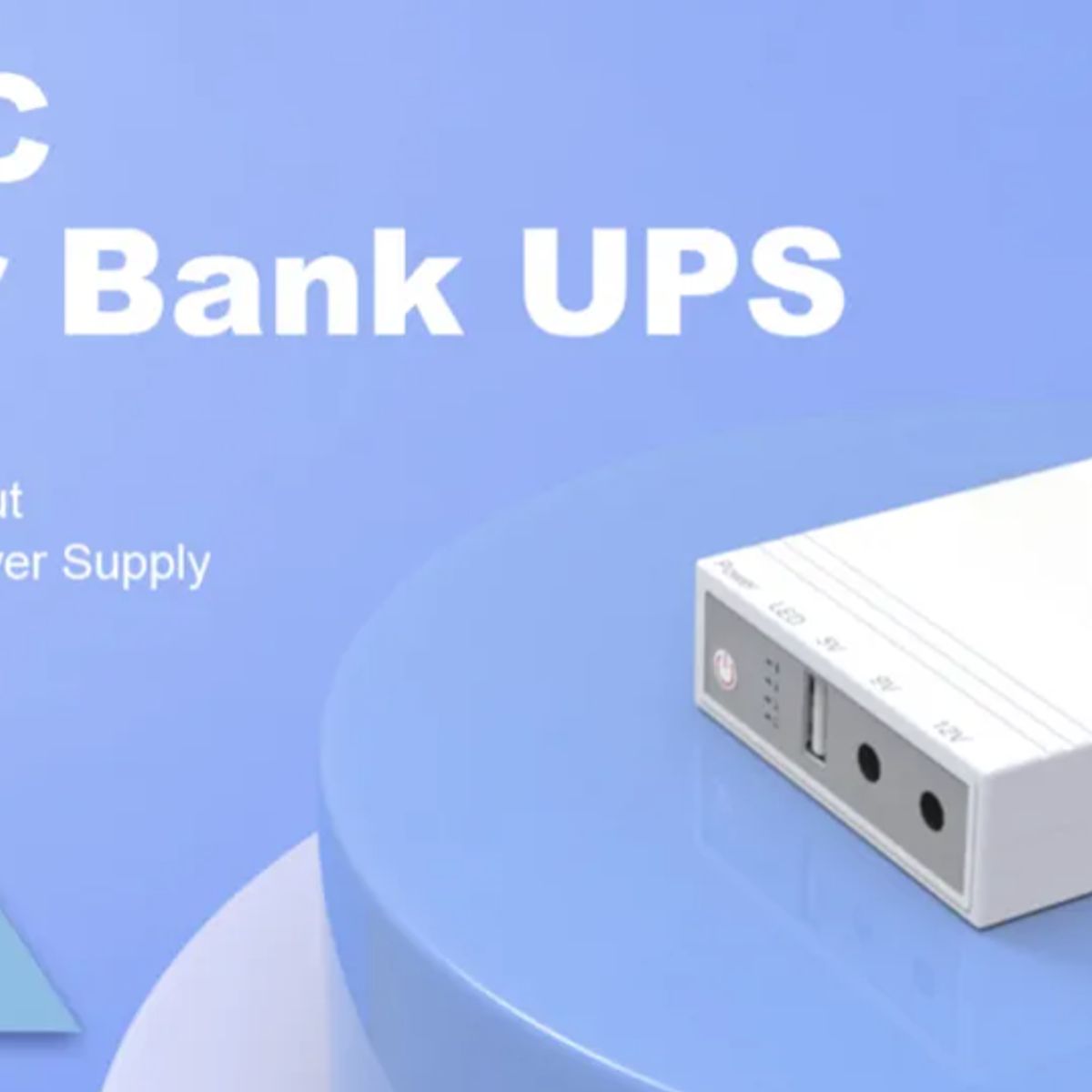 GENERICO - Mini Ups Portatil Wgp Dc 14watt Usb 5-9-12v 5200mah Real