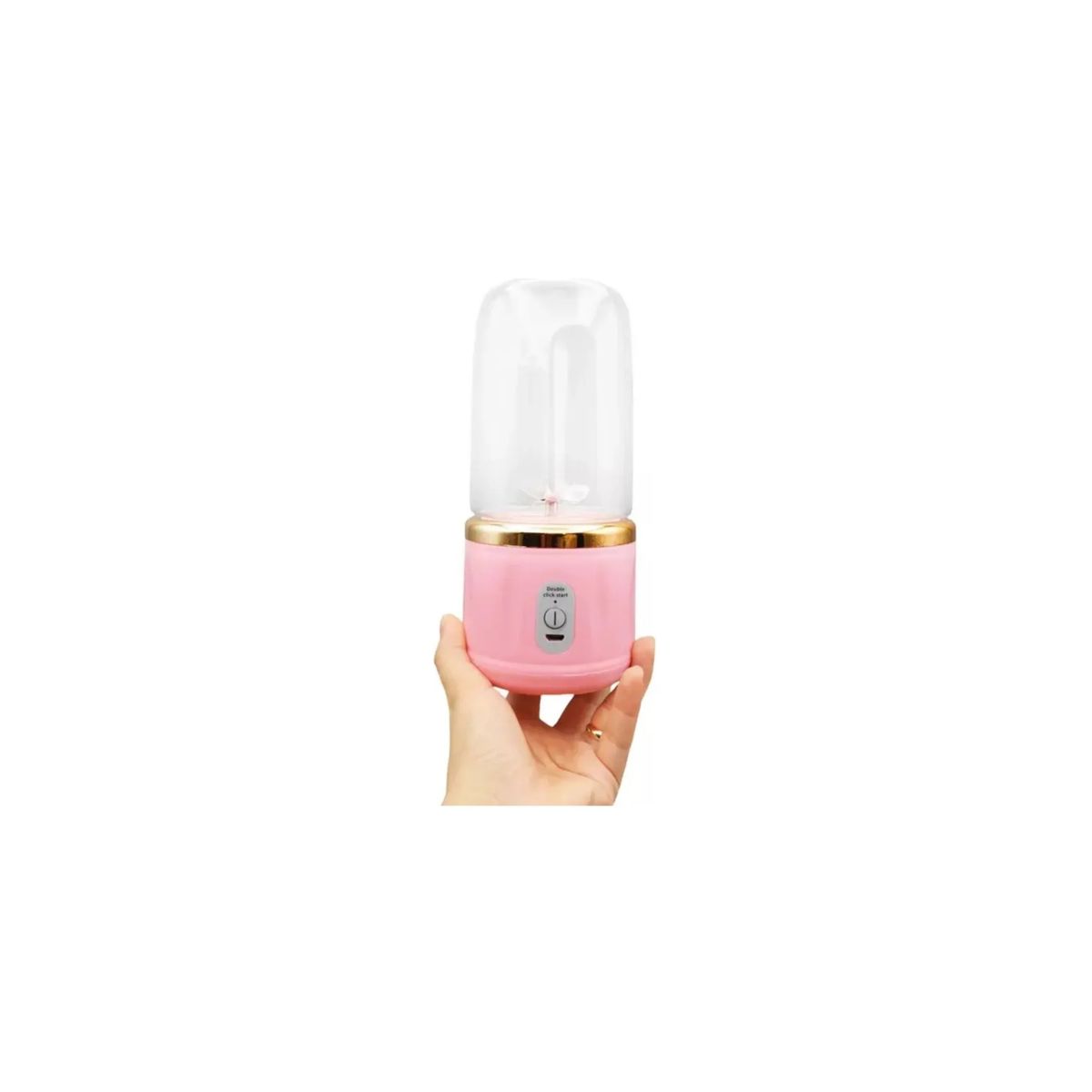 GENERICO - Licuadora Portatil 2 Piezas Botella Deportiva Cocina ROSA