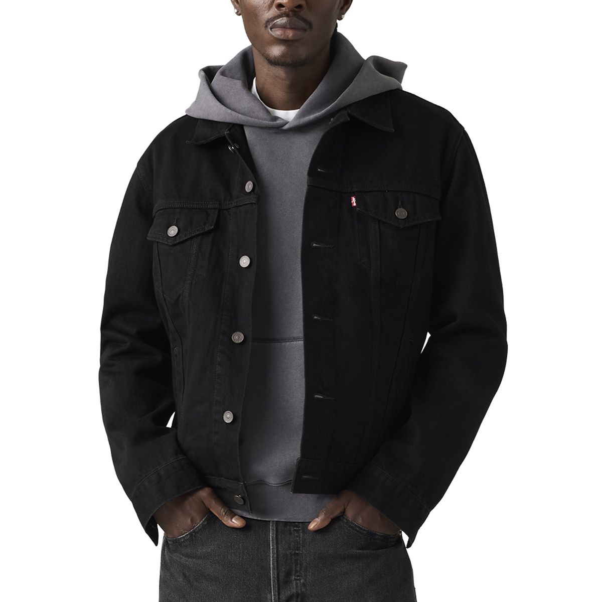 LEVIS - Chaqueta Hombre The Trucker Negro Levis