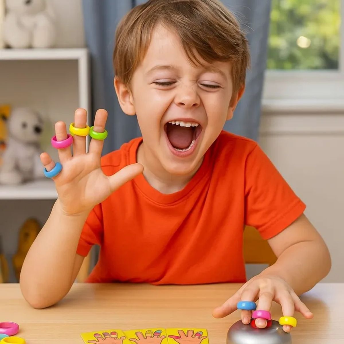 GENERICO - Juguete Didactico Juego Patrones De Anillos Con Elásticos