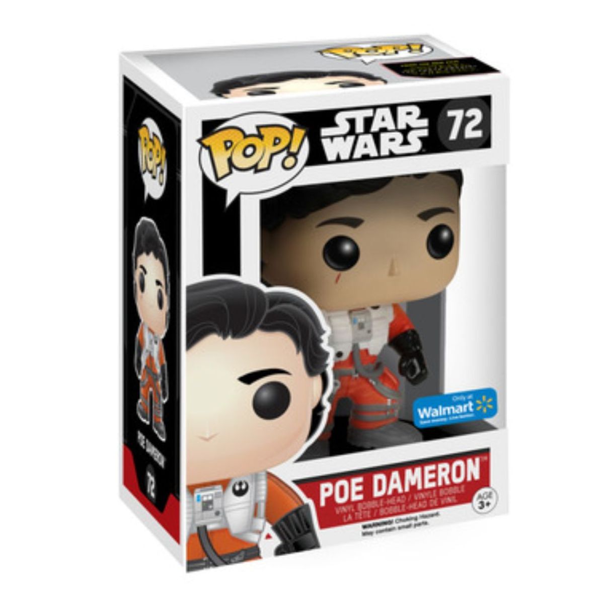 FUNKO - Funko Pop Star Wars – Poe Dameron 72 + Protector