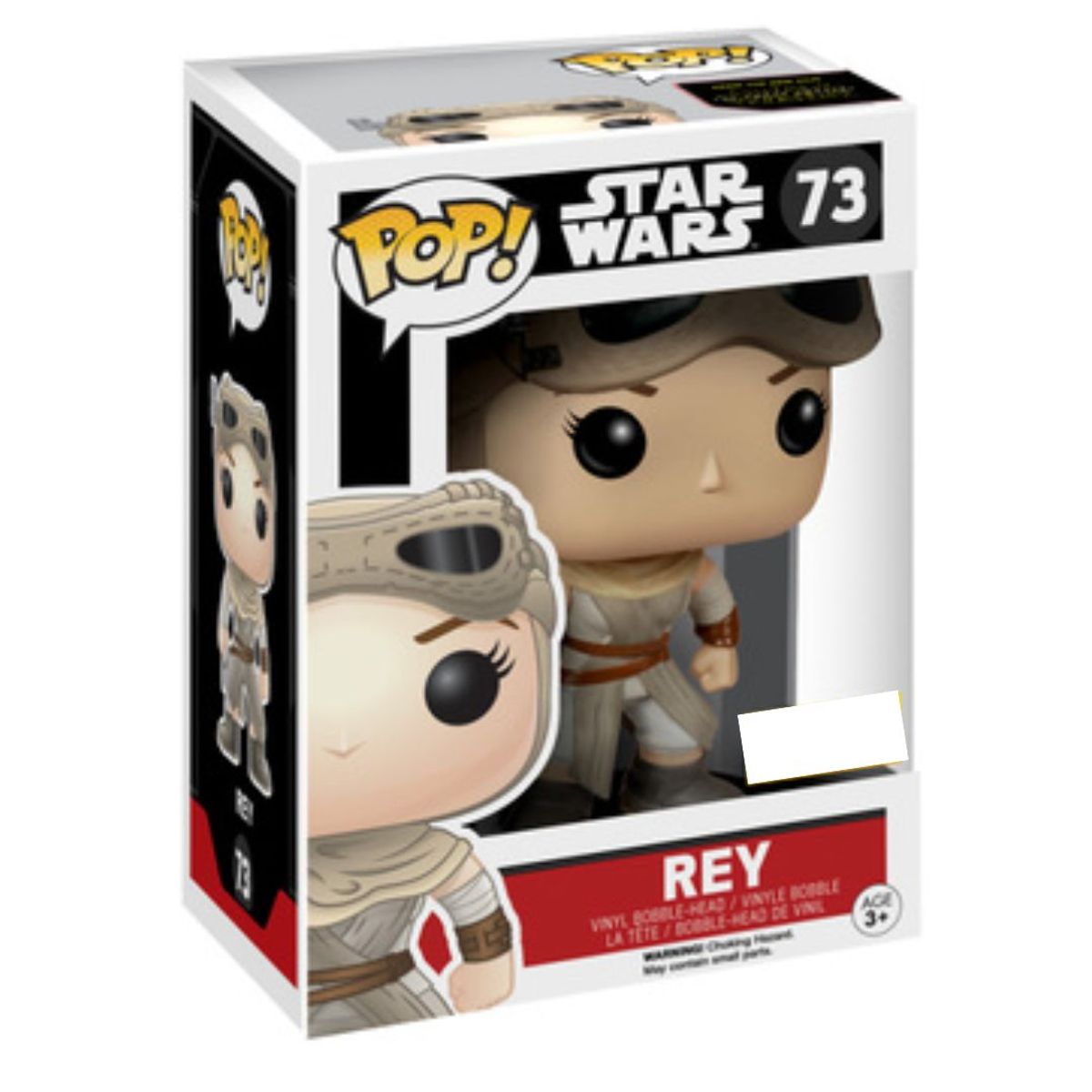 FUNKO - Funko Pop Star Wars – Rey 73 + Protector