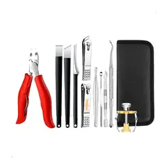 ESHOPANGIE - Set 11 Piezas Juego Herramientas Para Uñas De Manos Y Pies