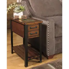 MSA MUEBLES SANTA ANA - Mesa Auxiliar Loft Wood