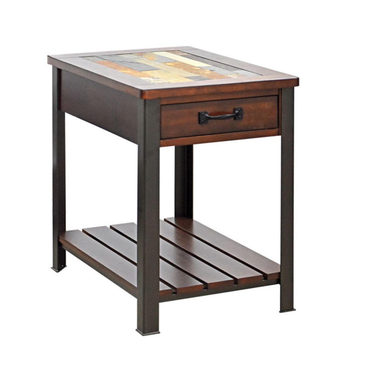 MSA MUEBLES SANTA ANA - Mesa Lateral Loft Wood