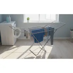 GENERICO - Tendedero de ropa plegable 180x50x102cm acero Casa Viva
