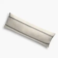 CALMA HOUSE - Funda Cojín Bari Gris Oscuro 35x110