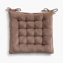 CALMA HOUSE - Cojín de Silla Velur 40x40 Café